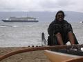 Premila on the beach at Lahaina